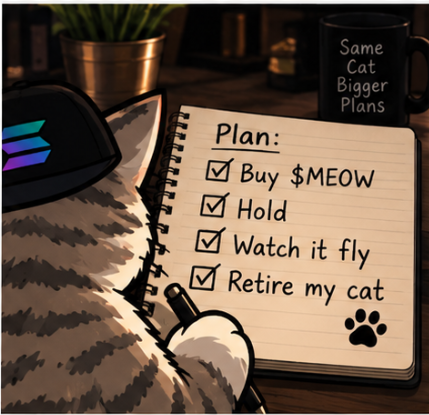Notebook with a four step holding plan